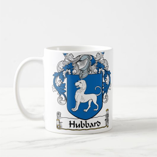 Hubbard Familienwappen Kaffeetasse (Links)