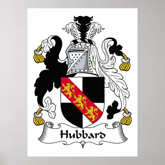 Hubbard-Familienwappen Poster (Vorne)