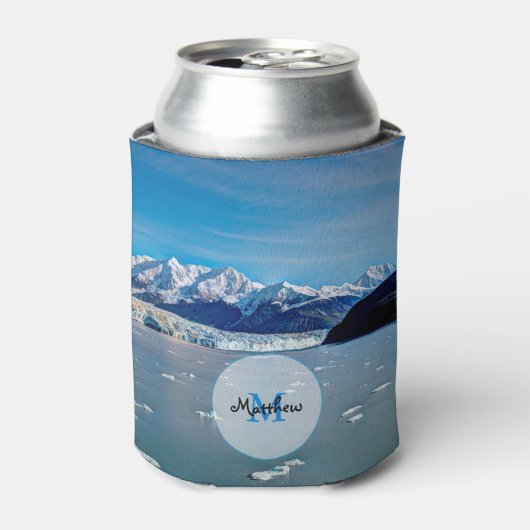 Hubbard Glacier, Alaska, Can Cooler Dosenkühler (Kanne Vorderseite)