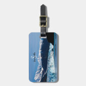 Hubbard Glacier, Alaska Gepäckmarke Gepäckanhänger (Vorderseite vertikal)