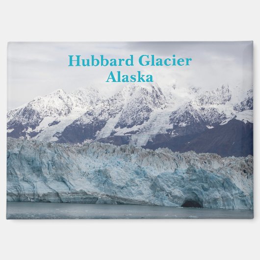 Hubbard Glacier Alaska Magnet (Vorderseite)