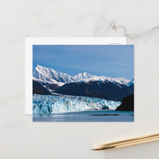 Hubbard Glacier, Alaska Postcard Postkarte (Vorderseite/Rückseite Beispiel)