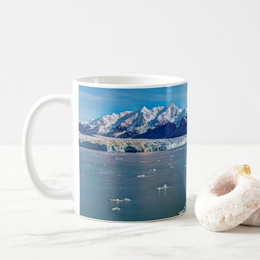 Hubbard Glacier, Alaska-Tasse Kaffeetasse (Mit Donut)