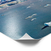 Hubbard Glacier, Druck des Alaska-Fotos (Ecke)