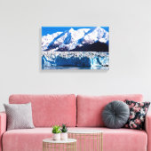 Hubbard Glacier, Druck von Alaska Canvas Leinwanddruck (Insitu (Wohnzimmer))