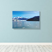 Hubbard Glacier, Druck von Alaska Canvas Leinwanddruck (Insitu (Holzboden))