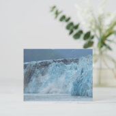 Hubbard Glacier stürzt im Golf von Alaska ab Postkarte (Stehend Vorderseite)