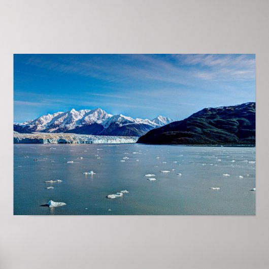 Hubbard-Gletscher, Alaska Poster (Vorne)
