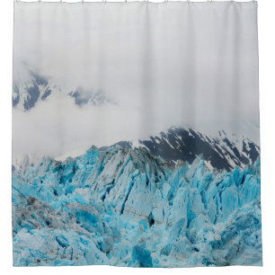 Hubbard-Gletscher von einem Schiff in Alaska Duschvorhang