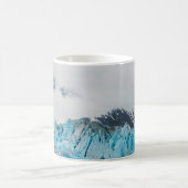 Hubbard-Gletscher von einem Schiff in Alaska Kaffeetasse (Mittel)
