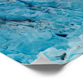 Hubbard-Gletscher von einem Schiff in Alaska Poster (Ecke)