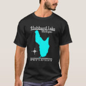 Hubbard Lake Michigan T Shirt (Vorderseite)