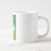 Hubbard See Nord-Michigan Seekarte Giant Coff Jumbo-Tasse (Rechts)