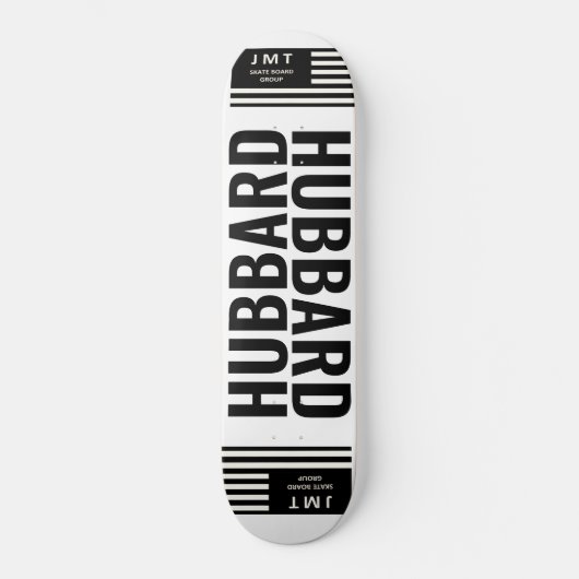 HUBBARD. Skateboard (Vorderseite)