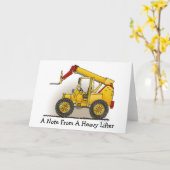 Hubbaukarte Karte (Gelbe Blume)