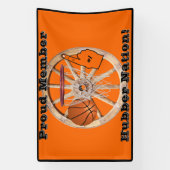Hubber Nation Basketball Banner (Vertikal)