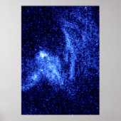 Hubble-Bild des Stellar Bow Shock Poster (Vorne)