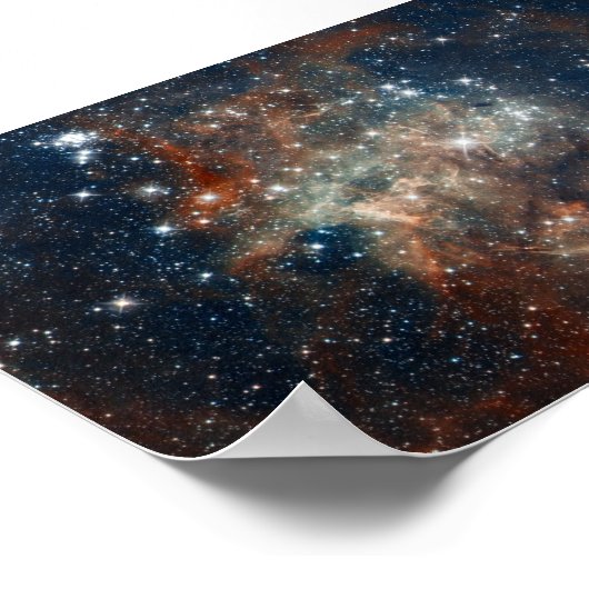 Hubble-Bild Poster (Ecke)