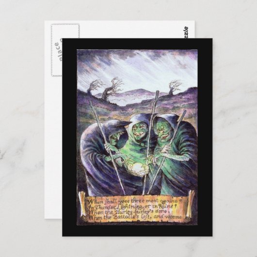 Hubble-Bubble-Toil und -Probleme Postkarte (Vorne/Hinten)