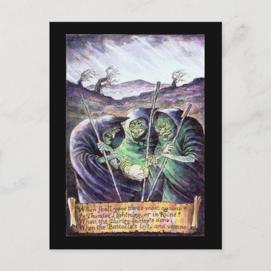 Hubble-Bubble-Toil und -Probleme Postkarte (Vorderseite)