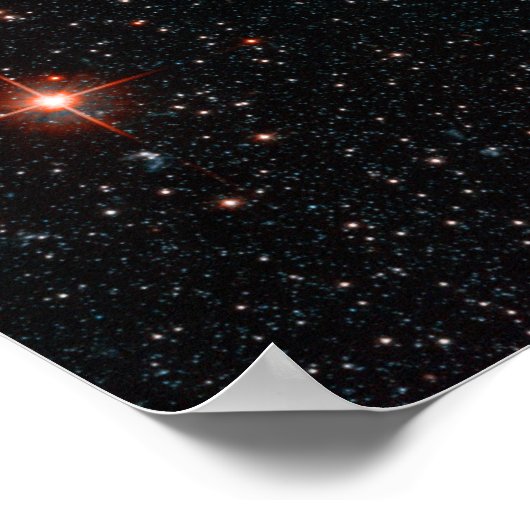 Hubble Deep Field 20x30 (16x24) Poster (Ecke)