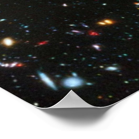 Hubble Deep Field Poster (Ecke)