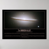 HUBBLE - Die SOMBRERO GALAXY Poster (Vorne)