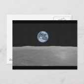 Hubble Earthrise Postkarte (Vorne/Hinten)