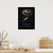 HUBBLE - EINE ROSE AUS GALAXIEN POSTER (Küche)