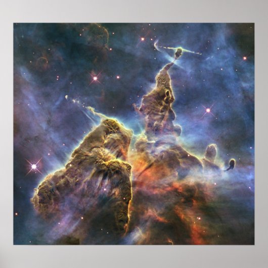 Hubble erfasst Sicht auf "Mystic Mountain" Poster (Vorne)