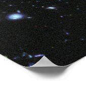 Hubble eXtreme Deep Field Poster (Ecke)