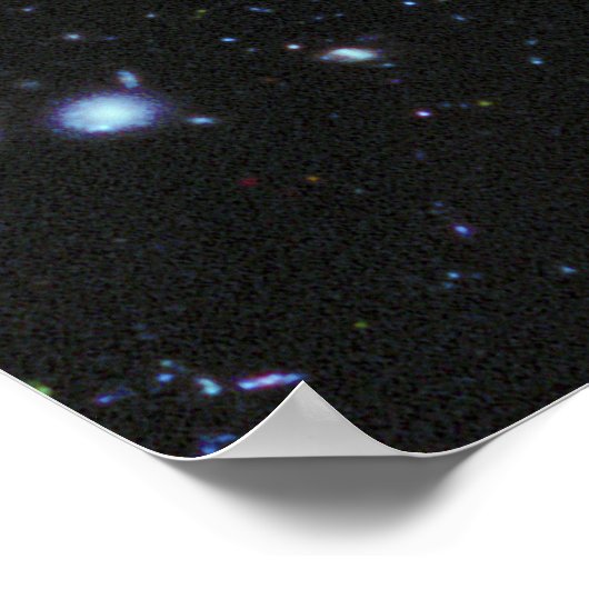Hubble eXtreme Deep Field Poster (Ecke)