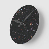 Hubble eXtreme Deep Field Runde Wanduhr (Winkel)