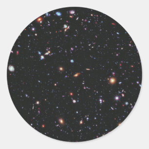 Hubble eXtreme Deep Field Runder Aufkleber