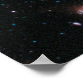 Hubble eXtreme Deep Field (XDF) Poster (Ecke)
