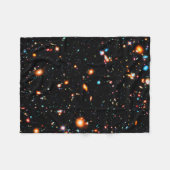 Hubble extremes tiefes Feld Fleecedecke (Vorderseite (Horizontal))