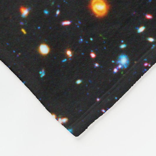 Hubble extremes tiefes Feld Fleecedecke (Ecke)