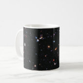 Hubble extremes tiefes Feld Kaffeetasse (Vorderseite Links)