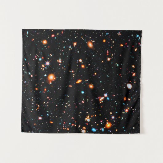 Hubble extremes tiefes Feld klein Wandteppich (Vorderseite (Horizontal))