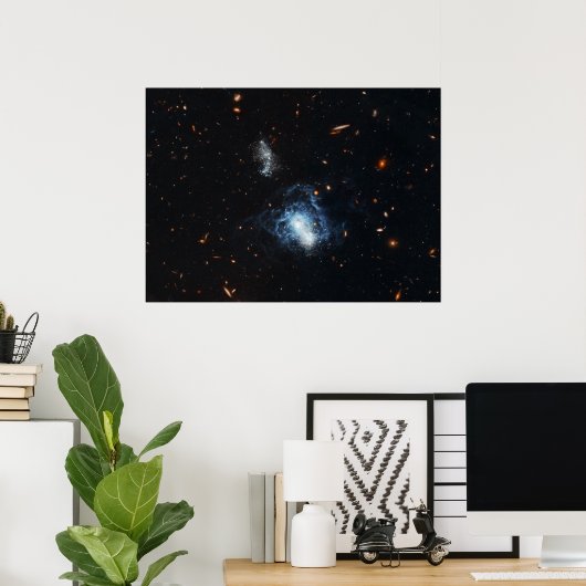 Hubble findet reife Galaxy Masquerading als Kleink Poster (Heimbüro)