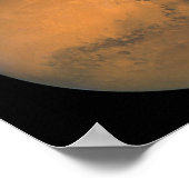 Hubble-Foto für Mars-Poster Poster (Ecke)
