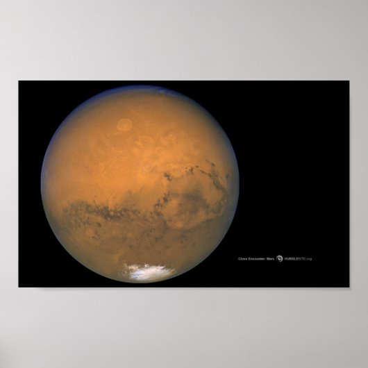 Hubble-Foto für Mars-Poster Poster (Vorne)