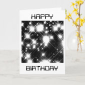 Hubble Foto: Weiße zwergartige Sterne Karte (Gelbe Blume)