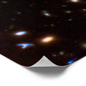 Hubble Frontier Field Poster (Ecke)