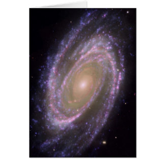 Hubble - Galex - Spitzer Composite Image of M81