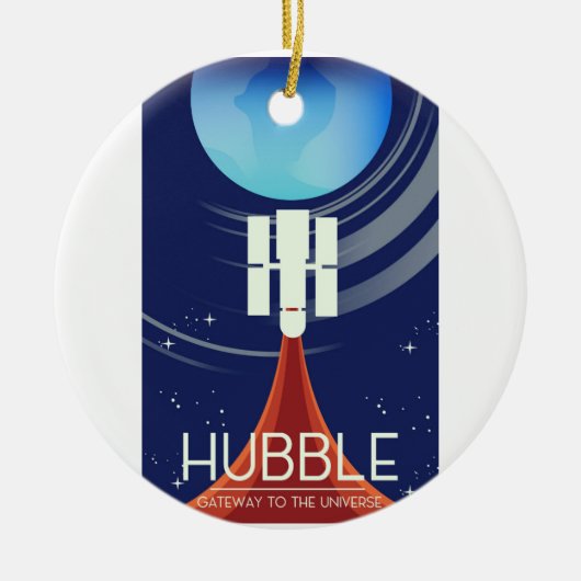Hubble-Gateway zum Universum Keramik Ornament (Vorne)