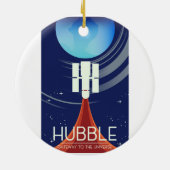 Hubble-Gateway zum Universum Keramik Ornament (Hinten)