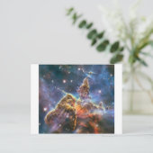 Hubble Image Deep Space Nebel Postkarte (Stehend Vorderseite)