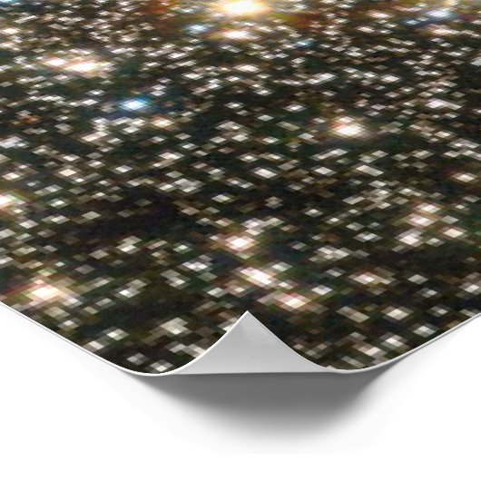 Hubble-Image des M13-Nukleus Poster (Ecke)