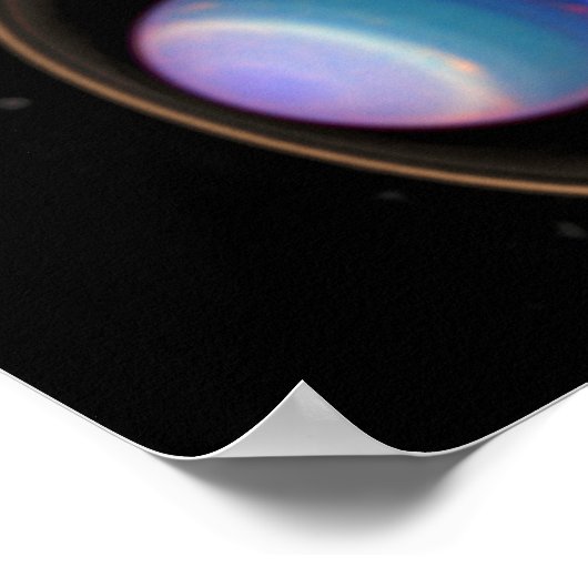 Hubble Image Of Uranus Poster (Ecke)